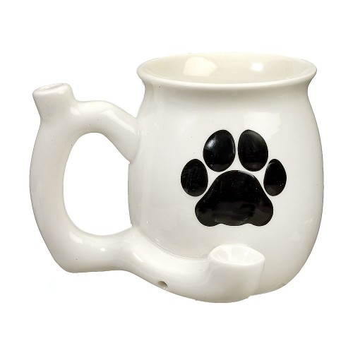 PREMIUM ROAST & TOAST CERAMIC MUG WITH PIPE DAW PAW