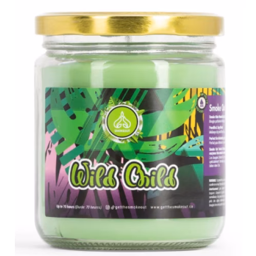 Candle Smoke Out Odor Eliminator 13oz Wild Child