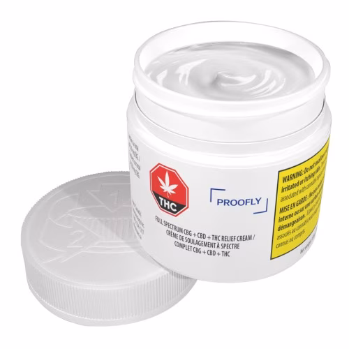 Proofly - Full Spectrum CBG + CBD + THC Relief Cream