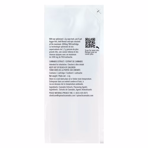 Spinach - Strawberry Banana 510 Thread Cartridge