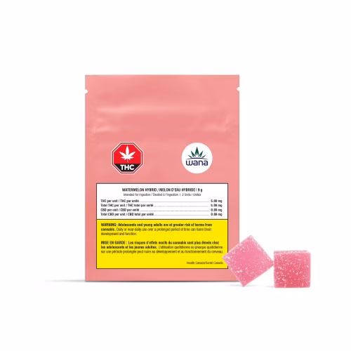 Wana - Watermelon Hybrid Sour Gummies