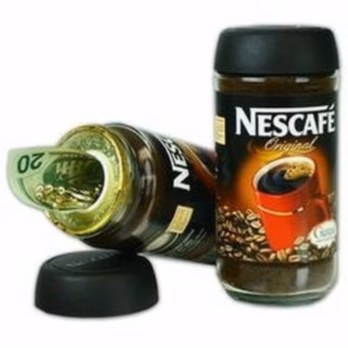 Nescafe Coffee Stash Can