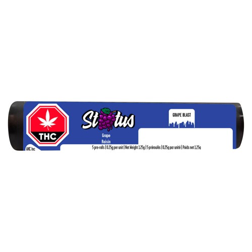 Status - Grape Blast Liquid Diamond Infused Kief Coated Pre-Roll
