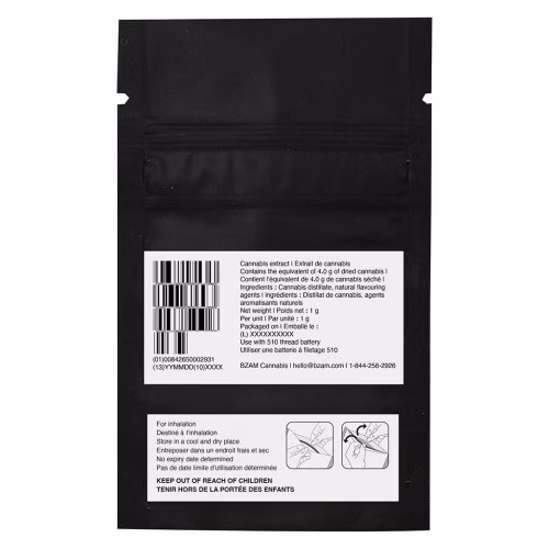 BZAM - Blackberry Breath Live Rosin 510 Thread Cartridge
