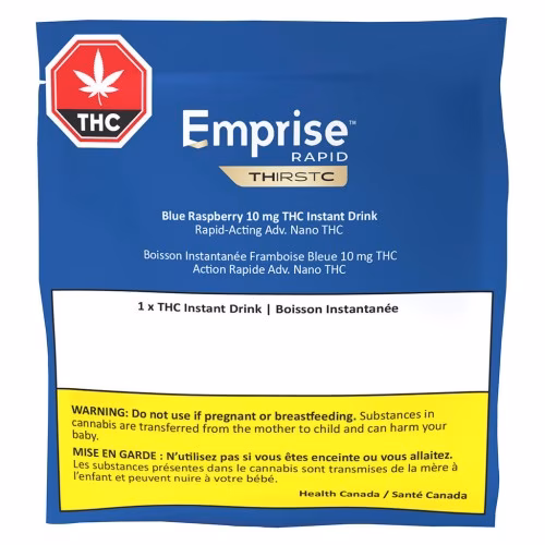 Emprise Rapid - Blue Raspberry 10 THC Instant Drink