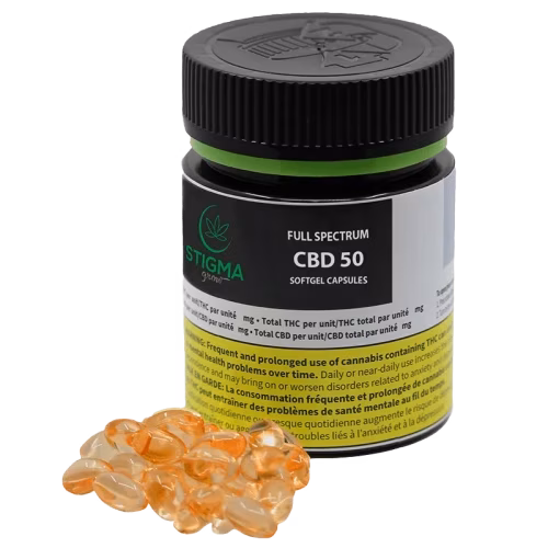 Full Spectrum CBD 50 Softgel Capsules