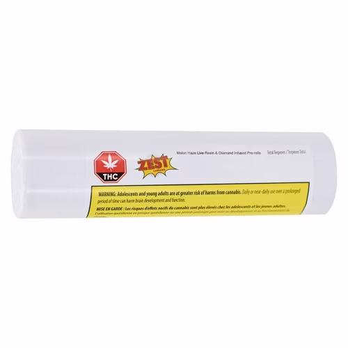 Zest Cannabis - Melon Haze Live Resin & Diamond Infused Pre-Roll