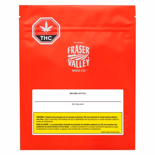 The Original Fraser Valley Weed Co. - Big Red Sativa Pre-Roll