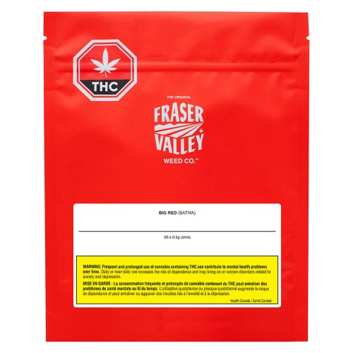 The Original Fraser Valley Weed Co. - Big Red Sativa Pre-Roll