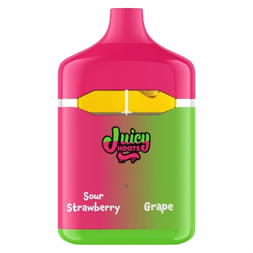 Juicy Hoots - Sour Strawberry and Grape Flavour Flip Disposable Vape