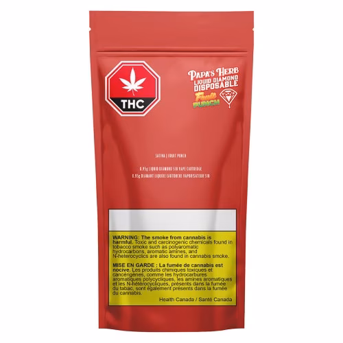 Papa's Herb - Sativa Fruit Punch Liquid Diamond 510 Thread Cartridge