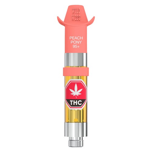 Wild West - 96+ Peach Pony Liquid Diamonds 510 Thread Cartridge