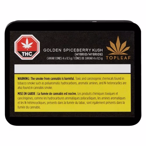 Top Leaf - Golden Spiceberry Kush Caviar Cones