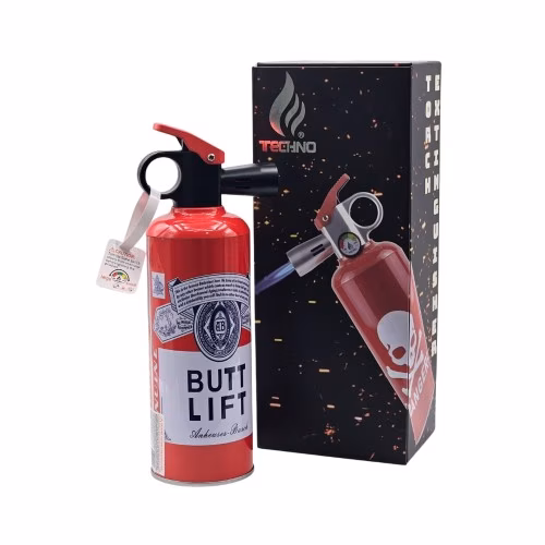 Techno Fire Extinguisher Torch Lighter - Butt Lift