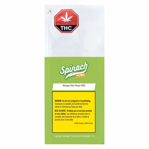 Spinach - Mango Kiwi Haze 10:1 THC:CBC 510 Thread Cartridge