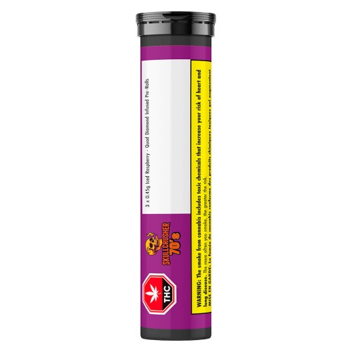 Skullcrusher 70's by RAD - Iced Raspberry - Quad Diamond Infused Pre-Roll