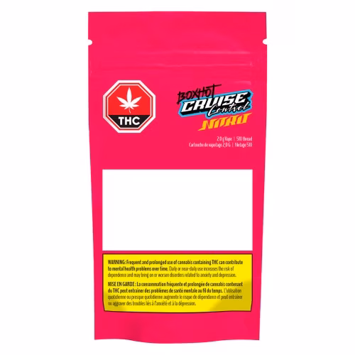 Cruise Control by BOXHOT - Nitro THC + CBG 510 Thread Cartridge