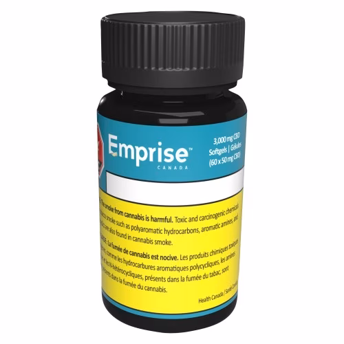 Emprise Canada - 3000 CBD Softgels (60 x 50mg CBD)