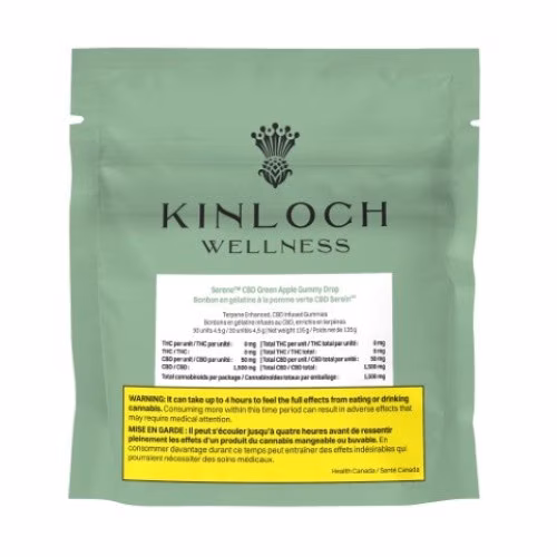 Kinloch Wellness - Serene CBD Green Apple Gummy Drops