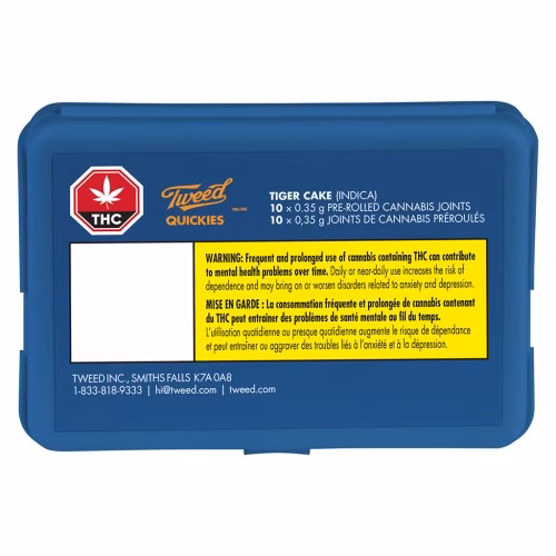 Tweed - Quickies Tiger Cake Pre-Roll Joints