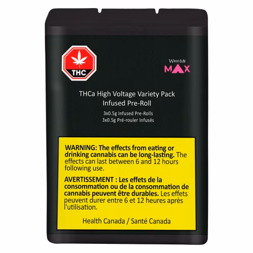 Weed Me Max - THCa High Voltage Variety Pack Infused