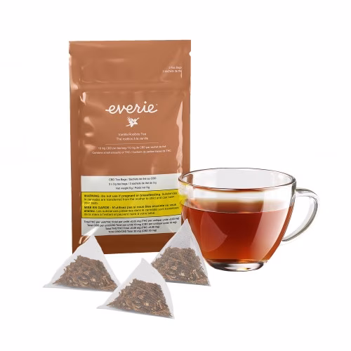 Everie - Everie Vanilla Rooibos CBD Tea, 3 Pack