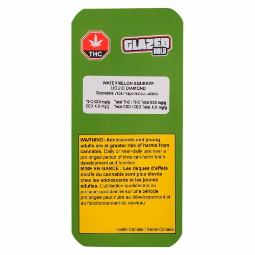 BOLD GLAZED - Watermelon Squeeze Liquid Diamond AIO Disposable
