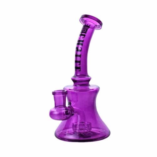 7" 7mm Electroplated Castle Glass Rig