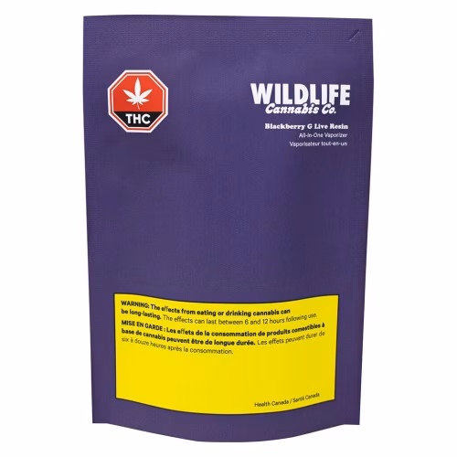 Wildlife Cannabis Co. - Live Resin Blackberry G Vape