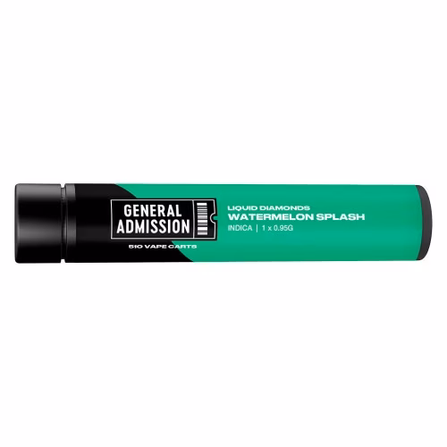 General Admission - Watermelon Splash Liquid Diamond 510 Thread Cartridge