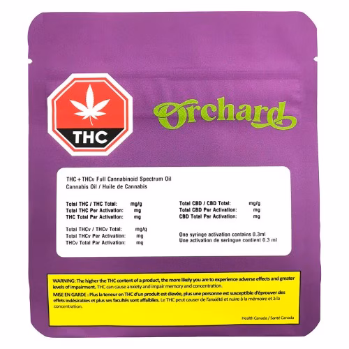 Orchard - THC+THCv Full Cannabinoid Spectrum Oil