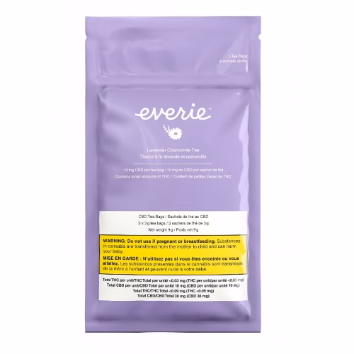 Everie - Everie Lavender Chamomile CBD Tea,  3 Pack