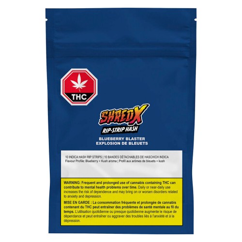 SHRED X - Blueberry Blaster Rip-Strip Hash