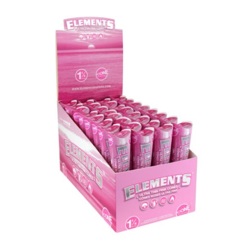 Elements : 1¼ Pink Cones (Pack of 6)